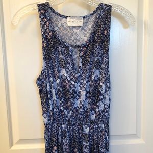 French Grey Maxi Dress Size S